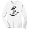 1-DAY RUSH NO MINIMUM Ladies Long Sleeve Crew Neck T-Shirt Thumbnail