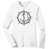 1-DAY RUSH NO MINIMUM Ladies Long Sleeve Crew Neck T-Shirt Thumbnail