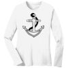 1-DAY RUSH NO MINIMUM Ladies Long Sleeve Crew Neck T-Shirt Thumbnail