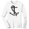 1-DAY RUSH NO MINIMUM Ladies Long Sleeve Crew Neck T-Shirt Thumbnail