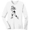 1-DAY RUSH NO MINIMUM Ladies Long Sleeve Crew Neck T-Shirt Thumbnail