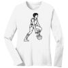 1-DAY RUSH NO MINIMUM Ladies Long Sleeve Crew Neck T-Shirt Thumbnail