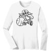1-DAY RUSH NO MINIMUM Ladies Long Sleeve Crew Neck T-Shirt Thumbnail