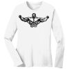 1-DAY RUSH NO MINIMUM Ladies Long Sleeve Crew Neck T-Shirt Thumbnail