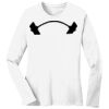 1-DAY RUSH NO MINIMUM Ladies Long Sleeve Crew Neck T-Shirt Thumbnail