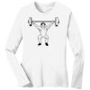 1-DAY RUSH NO MINIMUM Ladies Long Sleeve Crew Neck T-Shirt Thumbnail