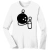 1-DAY RUSH NO MINIMUM Ladies Long Sleeve Crew Neck T-Shirt Thumbnail