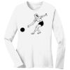 1-DAY RUSH NO MINIMUM Ladies Long Sleeve Crew Neck T-Shirt Thumbnail