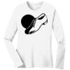 1-DAY RUSH NO MINIMUM Ladies Long Sleeve Crew Neck T-Shirt Thumbnail