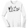 1-DAY RUSH NO MINIMUM Ladies Long Sleeve Crew Neck T-Shirt Thumbnail