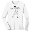 1-DAY RUSH NO MINIMUM Ladies Long Sleeve Crew Neck T-Shirt Thumbnail