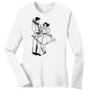 1-DAY RUSH NO MINIMUM Ladies Long Sleeve Crew Neck T-Shirt Thumbnail