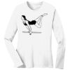 1-DAY RUSH NO MINIMUM Ladies Long Sleeve Crew Neck T-Shirt Thumbnail