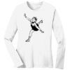 1-DAY RUSH NO MINIMUM Ladies Long Sleeve Crew Neck T-Shirt Thumbnail