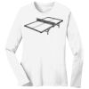 1-DAY RUSH NO MINIMUM Ladies Long Sleeve Crew Neck T-Shirt Thumbnail