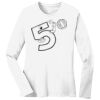 1-DAY RUSH NO MINIMUM Ladies Long Sleeve Crew Neck T-Shirt Thumbnail