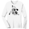 1-DAY RUSH NO MINIMUM Ladies Long Sleeve Crew Neck T-Shirt Thumbnail