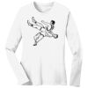 1-DAY RUSH NO MINIMUM Ladies Long Sleeve Crew Neck T-Shirt Thumbnail