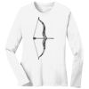 1-DAY RUSH NO MINIMUM Ladies Long Sleeve Crew Neck T-Shirt Thumbnail