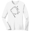 1-DAY RUSH NO MINIMUM Ladies Long Sleeve Crew Neck T-Shirt Thumbnail