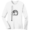 1-DAY RUSH NO MINIMUM Ladies Long Sleeve Crew Neck T-Shirt Thumbnail