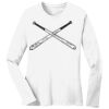 1-DAY RUSH NO MINIMUM Ladies Long Sleeve Crew Neck T-Shirt Thumbnail