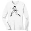 1-DAY RUSH NO MINIMUM Ladies Long Sleeve Crew Neck T-Shirt Thumbnail