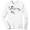 1-DAY RUSH NO MINIMUM Ladies Long Sleeve Crew Neck T-Shirt Thumbnail