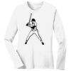 1-DAY RUSH NO MINIMUM Ladies Long Sleeve Crew Neck T-Shirt Thumbnail