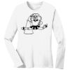 1-DAY RUSH NO MINIMUM Ladies Long Sleeve Crew Neck T-Shirt Thumbnail