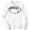 1-DAY RUSH NO MINIMUM Ladies Long Sleeve Crew Neck T-Shirt Thumbnail