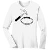 1-DAY RUSH NO MINIMUM Ladies Long Sleeve Crew Neck T-Shirt Thumbnail