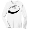 1-DAY RUSH NO MINIMUM Ladies Long Sleeve Crew Neck T-Shirt Thumbnail