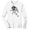 1-DAY RUSH NO MINIMUM Ladies Long Sleeve Crew Neck T-Shirt Thumbnail