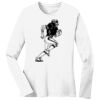 1-DAY RUSH NO MINIMUM Ladies Long Sleeve Crew Neck T-Shirt Thumbnail