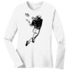 1-DAY RUSH NO MINIMUM Ladies Long Sleeve Crew Neck T-Shirt Thumbnail