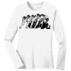 1-DAY RUSH NO MINIMUM Ladies Long Sleeve Crew Neck T-Shirt Thumbnail