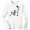 1-DAY RUSH NO MINIMUM Ladies Long Sleeve Crew Neck T-Shirt Thumbnail
