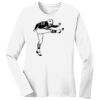 1-DAY RUSH NO MINIMUM Ladies Long Sleeve Crew Neck T-Shirt Thumbnail