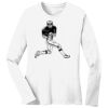 1-DAY RUSH NO MINIMUM Ladies Long Sleeve Crew Neck T-Shirt Thumbnail