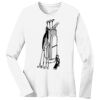 1-DAY RUSH NO MINIMUM Ladies Long Sleeve Crew Neck T-Shirt Thumbnail