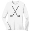 1-DAY RUSH NO MINIMUM Ladies Long Sleeve Crew Neck T-Shirt Thumbnail