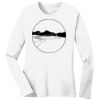 1-DAY RUSH NO MINIMUM Ladies Long Sleeve Crew Neck T-Shirt Thumbnail
