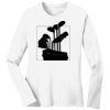 1-DAY RUSH NO MINIMUM Ladies Long Sleeve Crew Neck T-Shirt Thumbnail