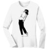 1-DAY RUSH NO MINIMUM Ladies Long Sleeve Crew Neck T-Shirt Thumbnail