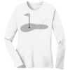 1-DAY RUSH NO MINIMUM Ladies Long Sleeve Crew Neck T-Shirt Thumbnail