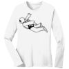 1-DAY RUSH NO MINIMUM Ladies Long Sleeve Crew Neck T-Shirt Thumbnail