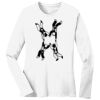 1-DAY RUSH NO MINIMUM Ladies Long Sleeve Crew Neck T-Shirt Thumbnail