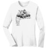 1-DAY RUSH NO MINIMUM Ladies Long Sleeve Crew Neck T-Shirt Thumbnail