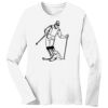 1-DAY RUSH NO MINIMUM Ladies Long Sleeve Crew Neck T-Shirt Thumbnail
